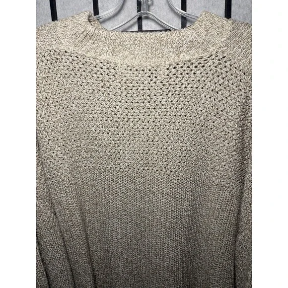 VTG 90s Eddie Bauer Button Knit 100% Cotton Pullover Sweater XXL Made in the USA - Picture 7 of 8